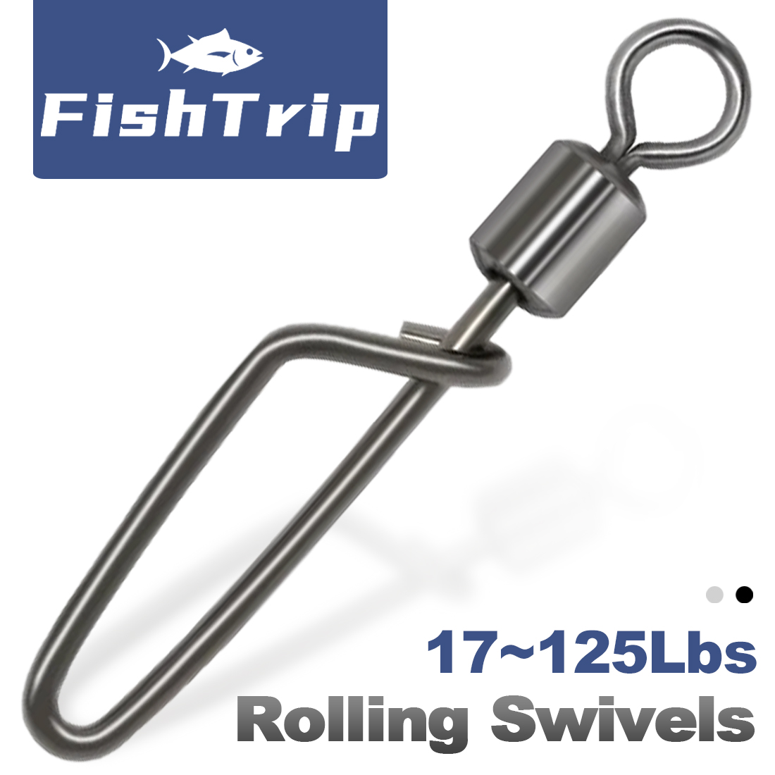 Ice Fishing Tip Up - FishTrip 50 قطعة وصلة دوّارة لصيد