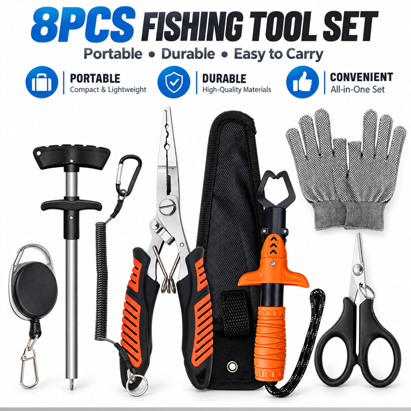 مجموعة كماشة صيد متعددة الاستخ - مراجعة Fishing Equipment Cheap وسعره