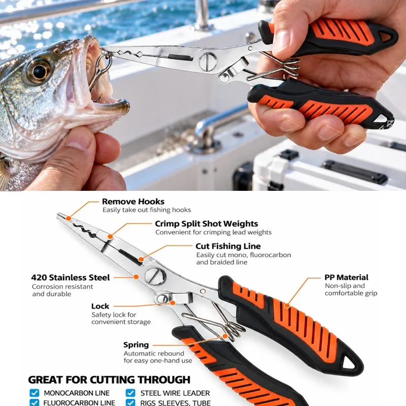 مجموعة كماشة صيد متعددة الاستخ - مراجعة Fishing Equipment Cheap وسعره