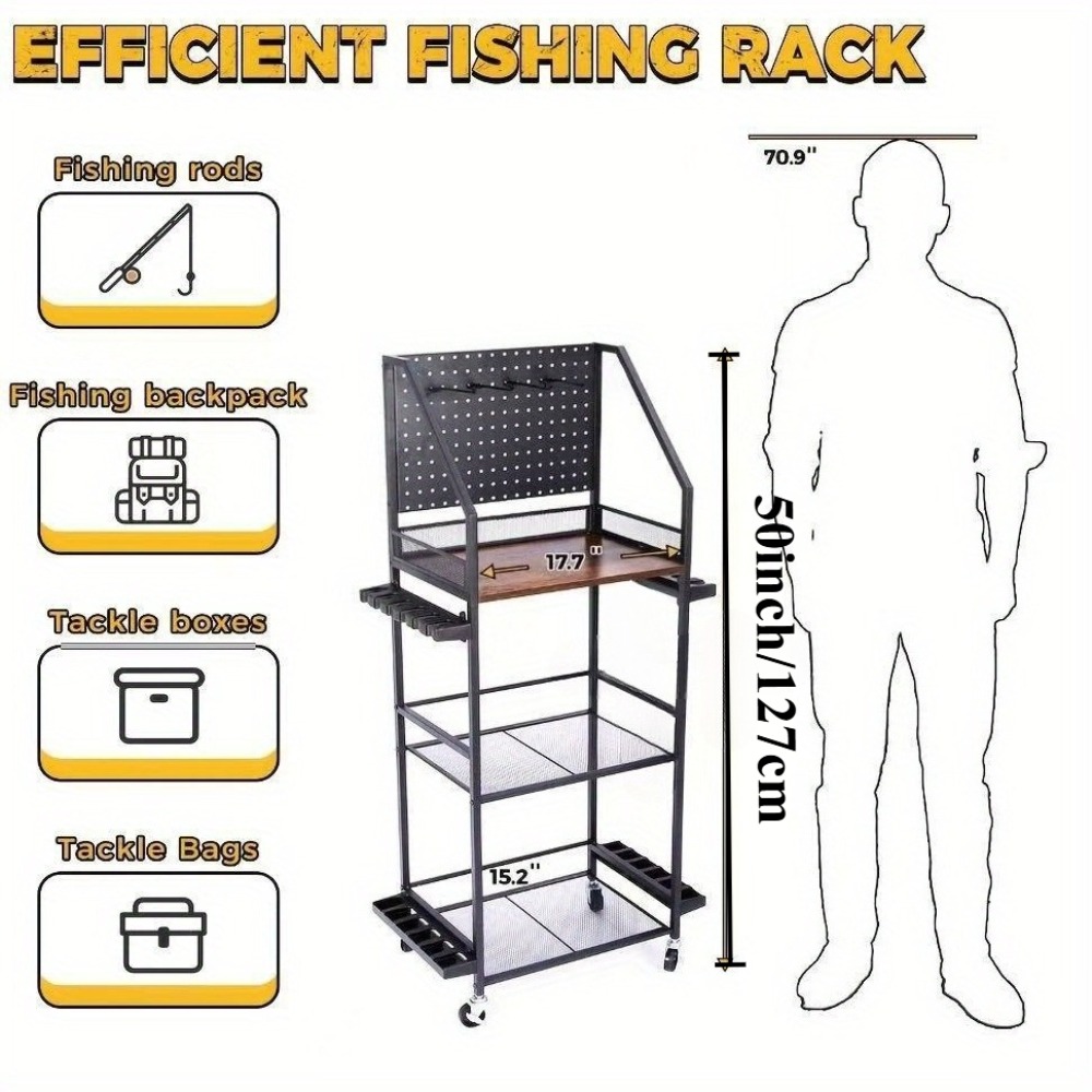 حاملات قصبات الصيد للجراج، حام - مراجعة Fishing Equipment Carp وسعره